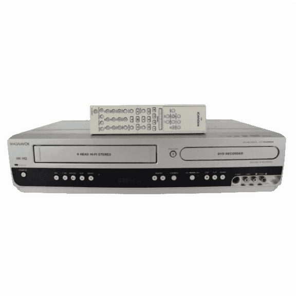 Restored Magnavox ZV420MW8 DVD Recorder VCR Combo VHS to DVD Dubbing - w/ Original Remote, Manual, and A/V Cables (Refurbished)