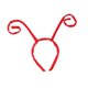 thumbnail image 5 of Diadema con antenas de animales, banda elástica para el cabello con dibujos animados para mujeres y niños, ideal para fiestas. Rojo, 5 of 9