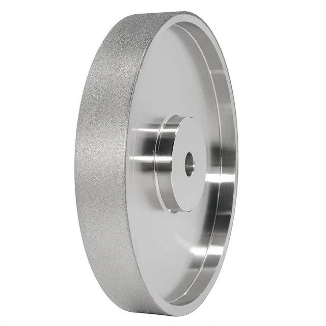 , 6Inch Dia x 1Inch Wide, with 1/2Inch Arbor, Grinding Wheel for Sharpening HSS, 320 Grit
