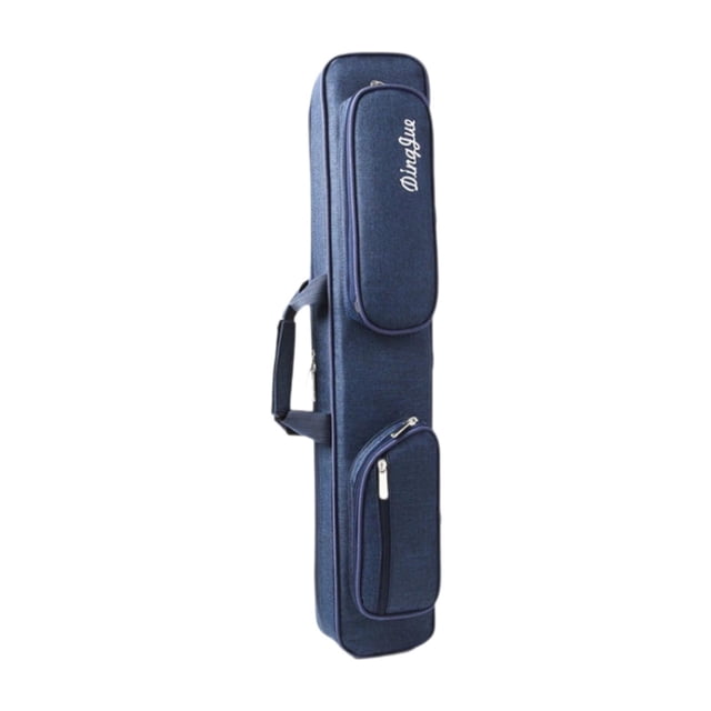 Lipstore Billiards Pool Cue Case Carrying Scratch Resistant Snooker Stick Storage Bag Blue