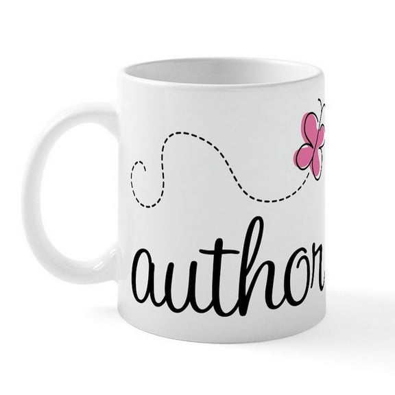 CafePress - Cute Author Mug - 11 oz Ceramic Mug - Novelty Coffee Tea Cup