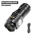 thumbnail image 1 of From Xiao Bei strict selection Three-eyed Monster LED Strong Light Flashlight Rechargeable Multifunctional Portable Outdoor Home Mini Flashlight Cap Clip Light, 1 of 7