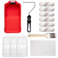 thumbnail image 1 of Kit de rodillo para pintura Mister Rui de 13 piezas, set de microfibra de 4", 1 of 8
