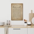 thumbnail image 4 of IDEA4WALL Framed Canvas Print Inspirational and Thought-Provoking Message Illustrations Wall Art Romantic Relax/Calm Artwork for Living Room, Bedroom, Office - 24"x36" NATURAL, 4 of 5
