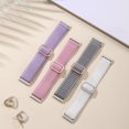 thumbnail image 4 of REQO Compatible with Fitbit Sense 2 Bands/Sense/Versa 3/Versa 4 Bands for Women, Water-Resistant Solo Loop Elastic Nylon Sport Strap Compatible with Fitbit Smartwatch, 6 Pack, 4 of 9