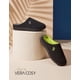 thumbnail image 3 of Pantuflas VeraCosy para Hombre con Espuma de Memoria para Interior y Exterior Negro, 3 of 8