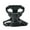 Black, variant on No Pull Dog Harness Front Clip Heavy Duty Reflective Easy Control Handle for Large Dog Walking(Orange,L)
