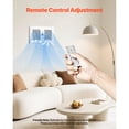 thumbnail image 6 of KFFKFF 4-Inch Room-to-Room Fan with Remote and Temperature Control, 300 CFM Ventilation System, 10-Speed Quiet Operation for Kitchens, Living Spaces, Laundry Rooms, and Workshops, 6 of 9