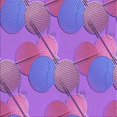 thumbnail image 1 of Ahgly Company Machine Washable Indoor Square Transitional Purple Area Rugs, 8' Square, 1 of 7