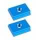 thumbnail image 4 of 2 piezas de plantilla de tuerca de ranura, tornillo, deslizador de riel de aleación de aluminio práctico y duradero para M8 Azul, 4 of 5