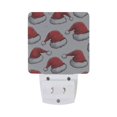 thumbnail image 5 of Yayeee LED Plug in Night Light for The Home with Auto Dusk to Dawn Light Sensors, 2 Pack, Red Santa Hats Pattern, 5 of 6