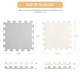 thumbnail image 2 of 36pcs Puzzle Floor Mats, 3.24 Sqm Coverage 0.39" Thin Baby Playmat Interlocking Tiles Play Mats Crawling Exercise Mat, 2 of 6
