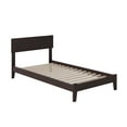 thumbnail image 5 of Orlando Twin XL Platform Bed with Open Foot Board in Espresso, 5 of 7