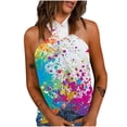 thumbnail image 1 of DPTALR Blouse Décontractée pour Femme, T-Shirt Sans Manches, Débardeur d'Été, 1 of 4