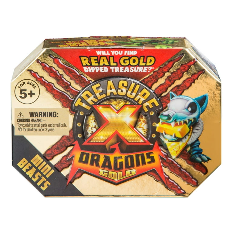 Treasure X Quest for Dragons Gold, Hunters & Mini Beast Bundle