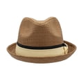 thumbnail image 2 of Peter Grimm Deppo Fedora Hat Tan, 2 of 7
