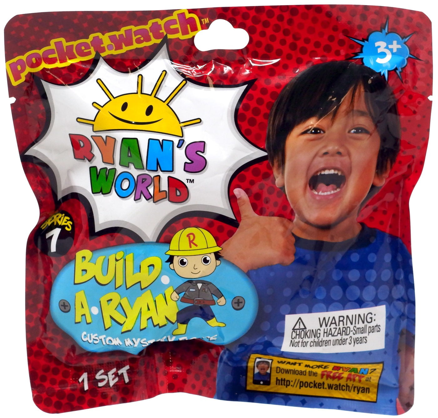 Ryan's World Series 1 Build a Ryan Custom Mystery Figure Mystery Pack - Walmart.com
