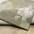 thumbnail image 5 of 2' X 8' Sage Grey And Brown Abstract Power Loom Stain Resistant Runner Rug, 5 of 10