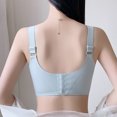 thumbnail image 2 of Ropa interior de talla grande para mujer, sujetador pequeño con pecho grande, fino, ajustable, para chicas gorditas, sin aros, fruncido en la parte superior, sujetador parammary colocado, 2 of 5