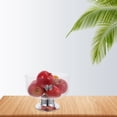thumbnail image 4 of Raindrops Transparent Acrylic Trifle Bowl with Lid for Storage Use Large Decorative Candy Dish 20cm x 23cm, 4 of 6