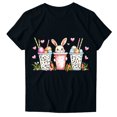 thumbnail image 1 of Blusas de Manga Corta para las Mujeres Divertida Impresión Cuello Redondo Camiseta Vintage, Blusas de Primavera para las Mujeres, 1 of 4
