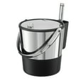 thumbnail image 6 of Oggi Ice Bucket with Flip Top and Ice Scoop, Large 4 Qt Capacity, Stainless Steel & Black Model, 6 of 9