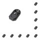 thumbnail image 2 of Sidaley Soporte universal para teléfono móvil con anillo de rotación de 360 ​​​​grados para Soporte de metal para automóvil Soporte Gris 10piezas, 2 of 4