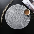 thumbnail image 3 of Alfombra de placa decorativa de estilo de lujo ligero de PVC con forma circular hueca, 6 piezas, 3 of 7