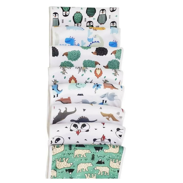 Burp Cloths Large Size Super Absorbent and Soft Baby Spit Up Burping Rags Baby Burp Cloth Set