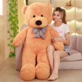 thumbnail image 1 of Oso de peluche gigante sin relleno, abrigo de piel de oso, suave, piel grande, semicerrado, juguetes de peluche, muñeca suave para niños, barato, 60CM a 200CM qym unisex, 1 of 2