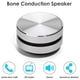 thumbnail image 2 of 2X Mini Altavoz Bluetooth Portátil Convierte Cualquier Cosa en un Altavoz Vibración de Inducción de Conducción Ósea Inalámbrica (Plata), 2 of 5