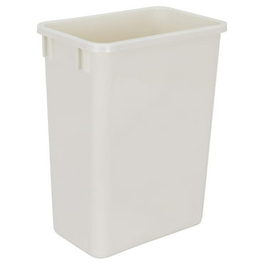 Plastic Waste Container, White