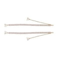 thumbnail image 2 of 1 par de correas de hombro para sujetador, correas antideslizantes, correas decorativas desmontables y ajustables para ropa interior de mujer, para co Longitud del gancho de 22 cm., 2 of 8