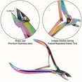 thumbnail image 6 of 10Pcs/lot Nail Art 100/180 Grit Professional Files Buffer Sponge Block Brush Nail Scissors Kit With Cuticle Nipper Pushers, 6 of 10