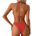 thumbnail image 5 of DISKEBUISS Women's Two Piece Bikini Set - Halter Sexy Triangle Swimsuit for Beach & Vacation Cloths, 5 of 6