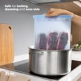 thumbnail image 4 of Ziploc Endurables Small, Medium, and Large Pouch, Reusable Silicone Bags and Food Storage Meal Prep Containers for Freezer, Oven, and Microwave, Dishwasher Safe, 4 of 8