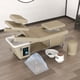 thumbnail image 3 of Electric Beauty Salon Shampo Chair High End Massage Bed Head Physical Therapy Shampo Chair Fumigation Shampouineuse Equipment My Lux Decor Round, 3 of 14