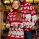 thumbnail image 2 of 2023 New Winter Women Men Couples Matching Outfits Warm Thicken Turtleneck Sweaters Christmas Knitwear Pullover Tops Xmas Look, 2 of 4