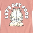thumbnail image 3 of Garfield - Lets Get Food - Toddler & Youth Girls Short Sleeve Graphic T-Shirt, 3 of 5