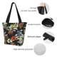 thumbnail image 4 of Balery Multicolored Butterflies Bolsa de Hombro con Diseño, Bolsa Grande y Duradera, Bolsa Versátil para Compras, 4 of 6
