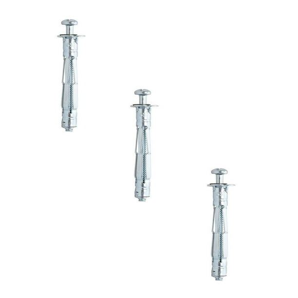 Taquete De Expansion Hillman 3/16" Acero Plata 3Pz