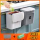 thumbnail image 2 of Cubo de basura colgante de gran capacidad para cocina, cesta de basura montada en la pared con tapa, 7/9L, 2 of 4