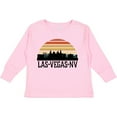 thumbnail image 3 of Inktastic Las Vegas Nevada Skyline Retro Boys or Girls Long Sleeve Toddler T-Shirt, 3 of 5