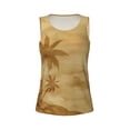 thumbnail image 4 of Gaeub Retro Palm Tree Women's Workout Tank Tops Lightweight Sleeveless Shirts for Women for Athletic Running Tennis Yoga -, 4 of 9