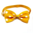 thumbnail image 2 of Methold Collares para perros Pajaritas Moda Accesorios para el cuidado de mascotas Decoraciones Push-pull Suministros Cachorro Año Nuevo punto blanco amarillo 20piezas, 2 of 6