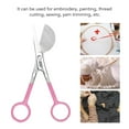 thumbnail image 3 of Duckbill Scissors, Duckbill Applique Scissors Portable Plastic Handle 6 Inch  for Embroidery for Cutting Clothes Roseate, 3 of 7