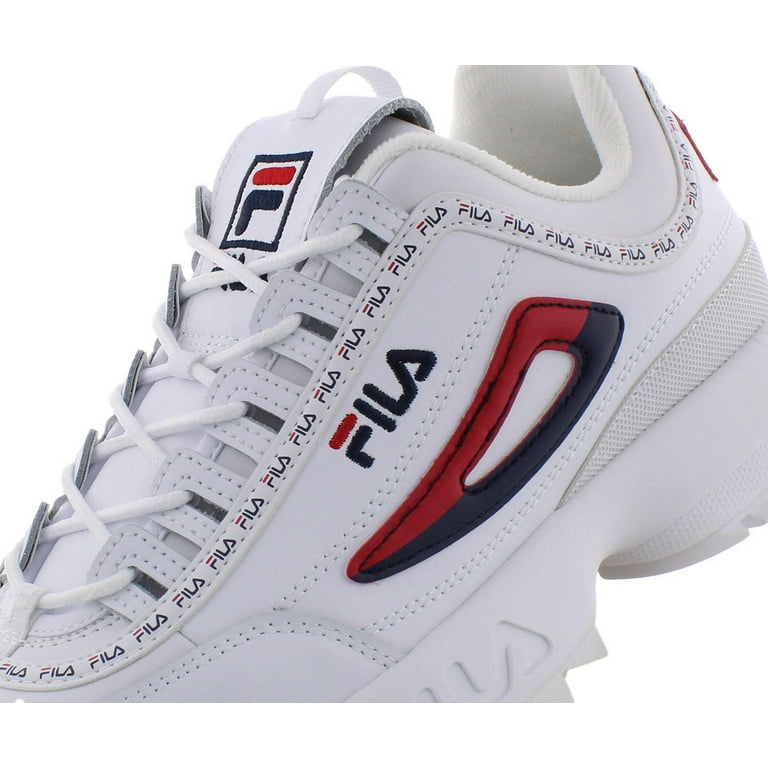 Fila disruptor 2 premium repeat white navy red sale
