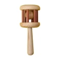 thumbnail image 3 of Natural Wooden Baby Rattle Toy for Infants 0-1 Year, Educational Toys Hand Rattles for 0 3 6 9 12 Months Boys Girls, Easy Grip Infant Sensory Shaker Toy, Promote Motor Skills and Sensory Development, 3 of 7