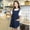 Navy, variant on AURIGATE Women's Pinafore Square Apron Baking Cooking Gardening Works Cross Back Cotton/Linen Blend Dress with 2 Pockets