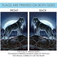 thumbnail image 5 of Toland Home Garden Full Moon Wolf Wolf Flag Double Sided 28x40 Inch, 5 of 5
